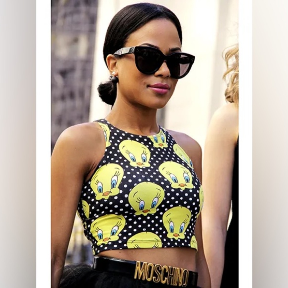 Looney Tunes Tweety Crop Top Tank